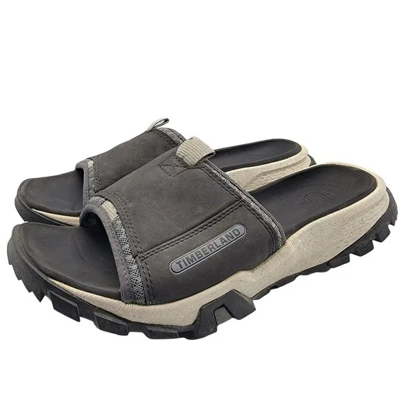 Timberland Garrison Trail Mens Size 7 Black Outdoor Hiking Slides - A29NV