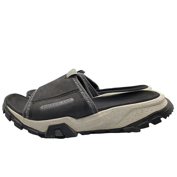 Timberland Garrison Trail Mens Size 7 Black Outdoor Hiking Slides - A29NV