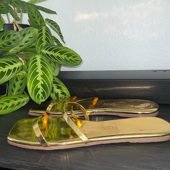 TKEES Gold Women's Sandals