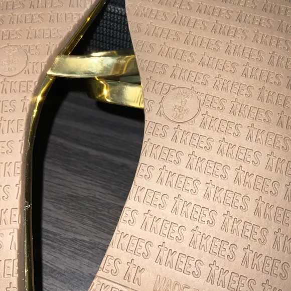 TKEES Gold Women's Sandals