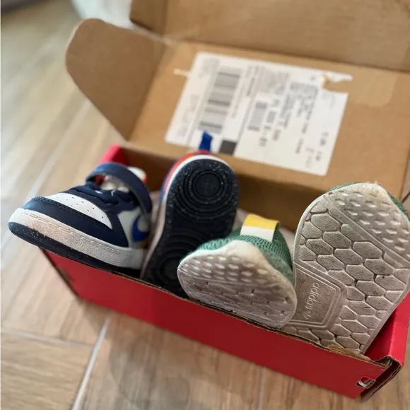 Toddler Sneakers - Size 6 - Nike Disney Native Adidas - 5 pairs