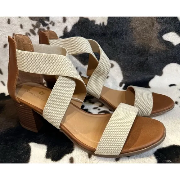 Tommy Bahama Women’s  Thalia Block Heel Sandels NWT Size 9.5
