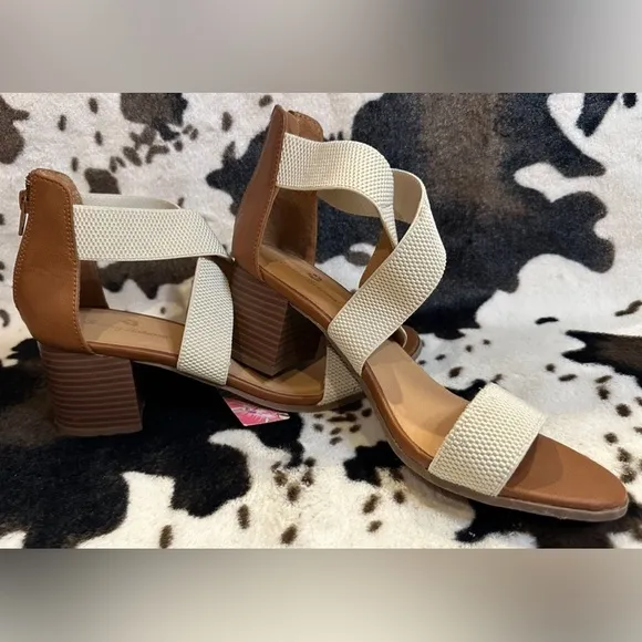Tommy Bahama Women’s  Thalia Block Heel Sandels NWT Size 9.5