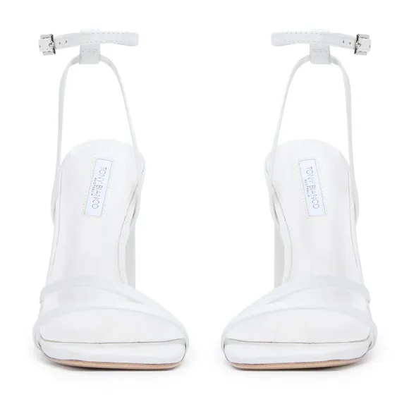 Tony Bianco Fiancé Milk Capretto Sandals