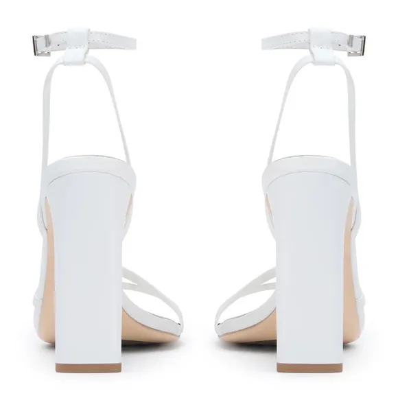 Tony Bianco Fiancé Milk Capretto Sandals