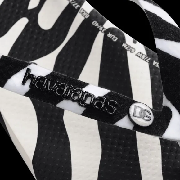 Top Havaianas Dolce&amp;Gabbana Flip Flops Trendy Zebra sandals