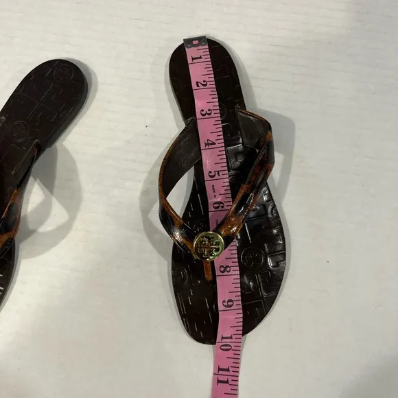Tory Burch Brown and Orange Sandals
