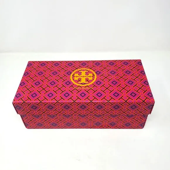 Tory Burch Ines Slides Sandals Calf Leather New Cream Gold 50109 Size US 6.5