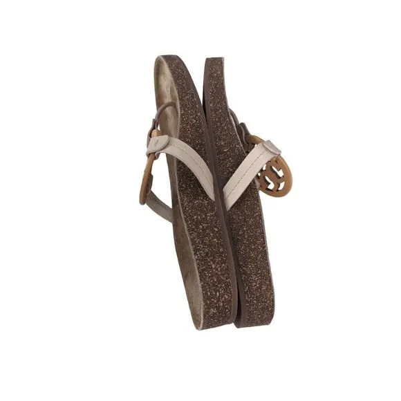 Tory Burch Miller Cloud Sandal Leather Milti/Cork Womens Size 8