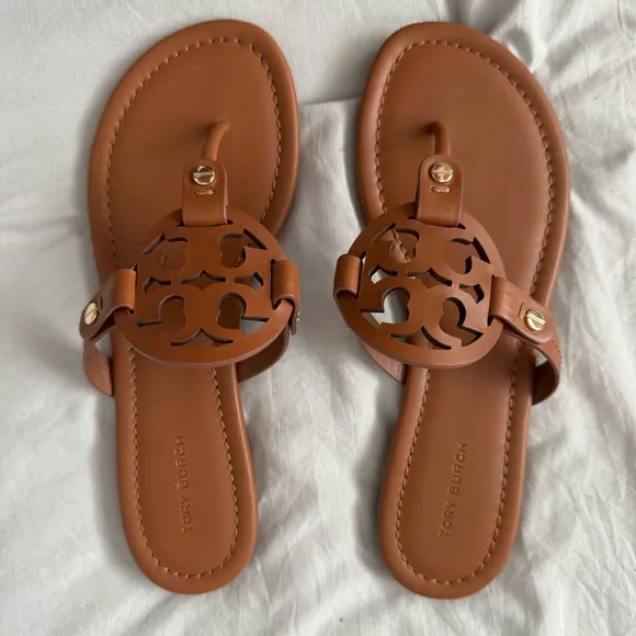 Tory Burch Miller Leather Sandals