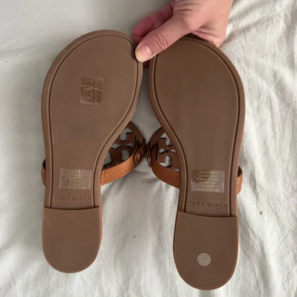 Tory Burch Miller Leather Sandals