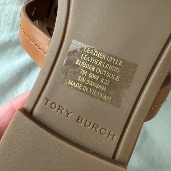 Tory Burch Miller Leather Sandals