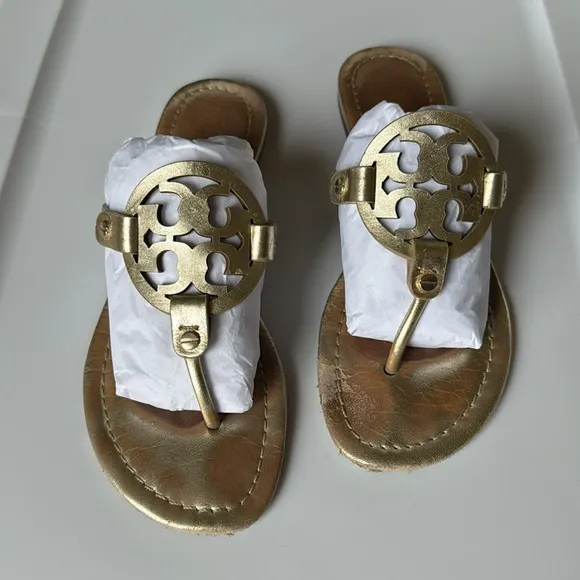 Tory Burch Miller Sandal spark gold spring summer resort beach