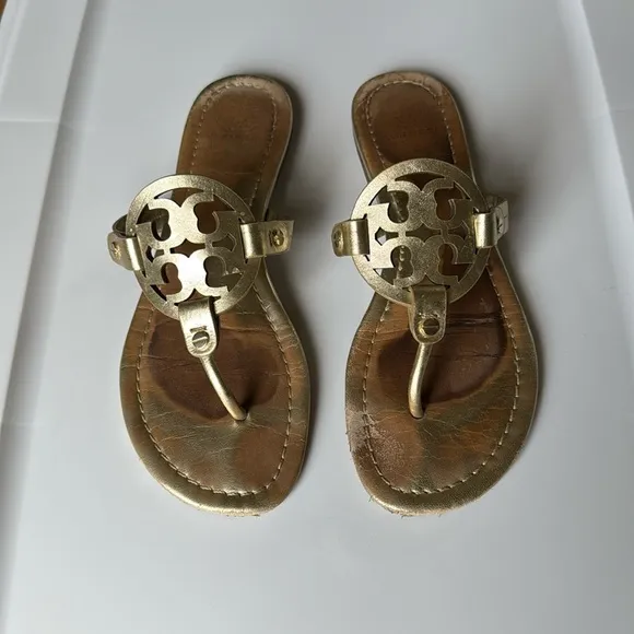 Tory Burch Miller Sandal spark gold spring summer resort beach