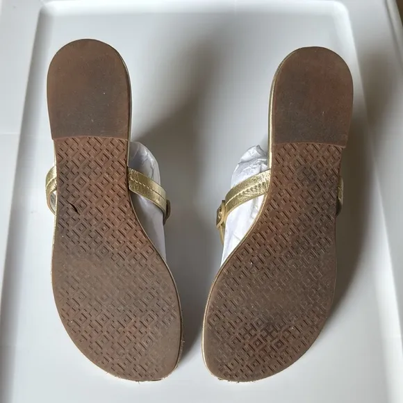 Tory Burch Miller Sandal spark gold spring summer resort beach