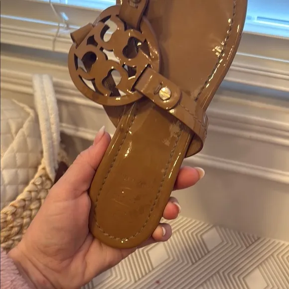 Tory Burch Miller Tan/Brown Sandals - size 7