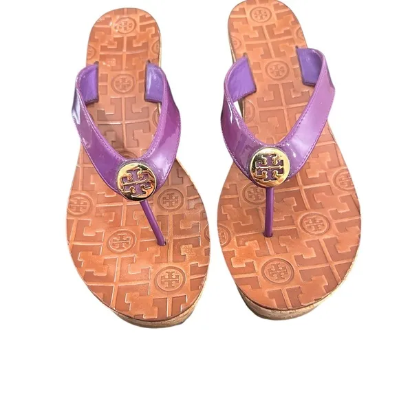 Tory Burch Purple Heeled Sandal 7 1/2