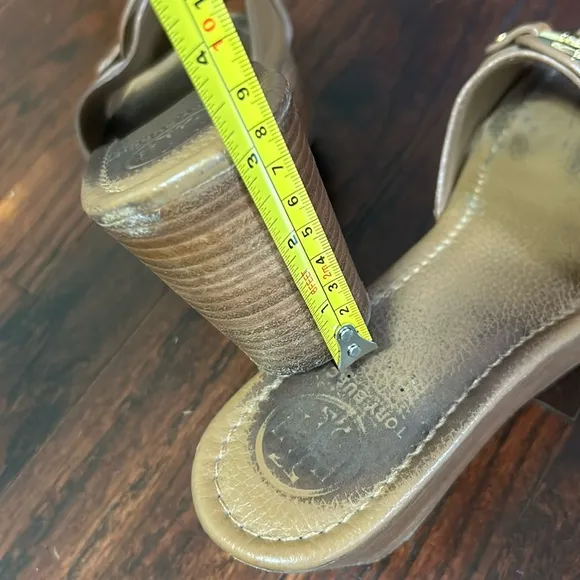 Tory Burch Tan Wedge Sandals