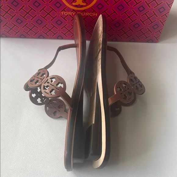 Tory Burch Tiny Miller Thong Calf Leather Sandals