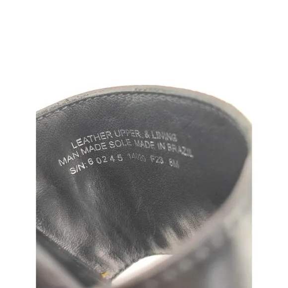 Tory Burch Women's Everly Slide Black Logo Medallion Slip On Sandals Size 6 US