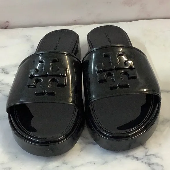 Tory Burch Women's Slip-on Sandals - Style Eleanor Jelly Slide - Size 7