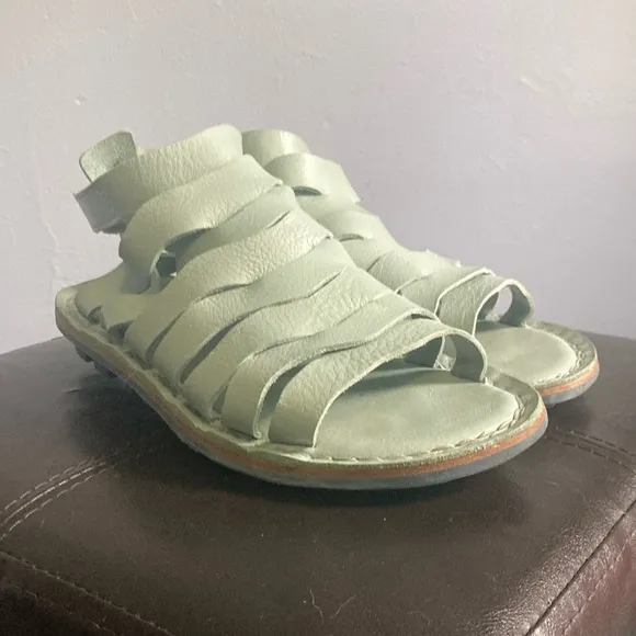 Trippen strappy sandals in mint