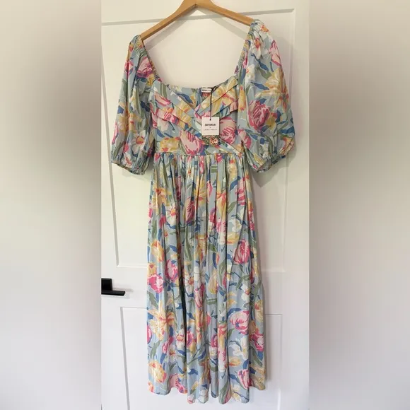 Tuckernuck Laura Ashley x Batsheva Tulips Fells Midi Dress