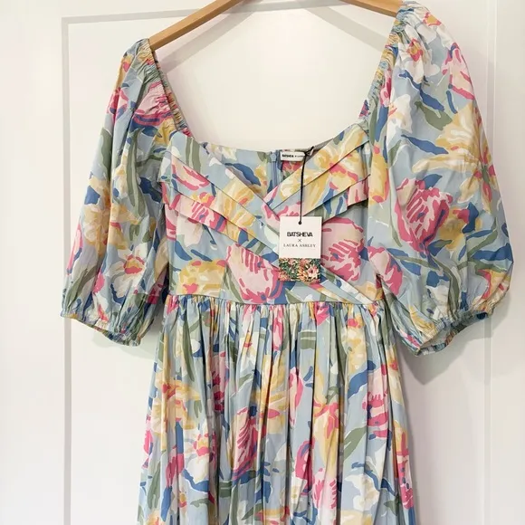 Tuckernuck Laura Ashley x Batsheva Tulips Fells Midi Dress