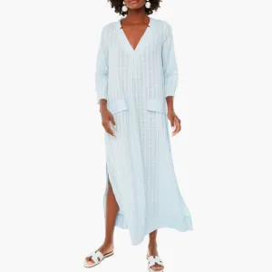 Tuckernuck Light Blue Carolina Caftan Pomander Place Pastel Blue Maxi Dress