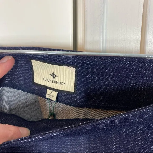 TUCKERNUCK Navy Denim Taryn Mini Skirt size small preppy nwt trendy
