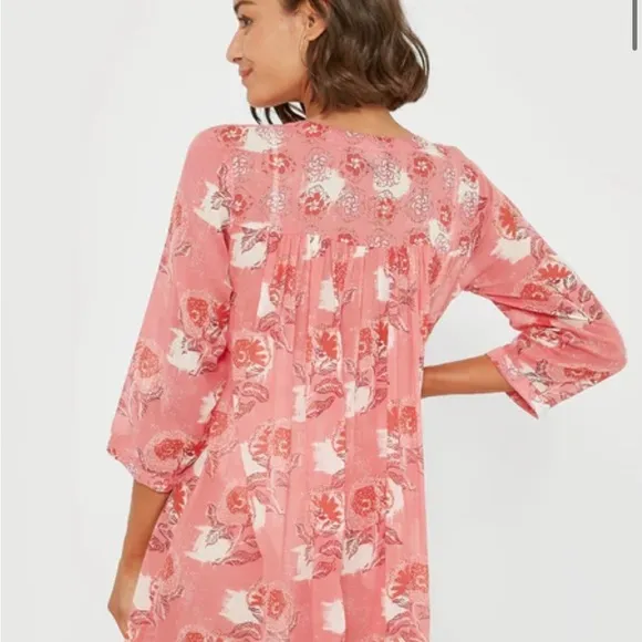 Tuckernuck RO’S GARDEN Dress Seychelles Beach Cover Up in Pink Denmark
