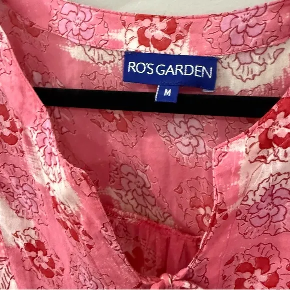 Tuckernuck RO’S GARDEN Dress Seychelles Beach Cover Up in Pink Denmark