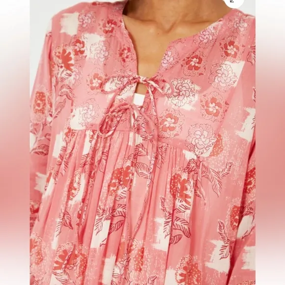 Tuckernuck RO’S GARDEN Dress Seychelles Beach Cover Up in Pink Denmark