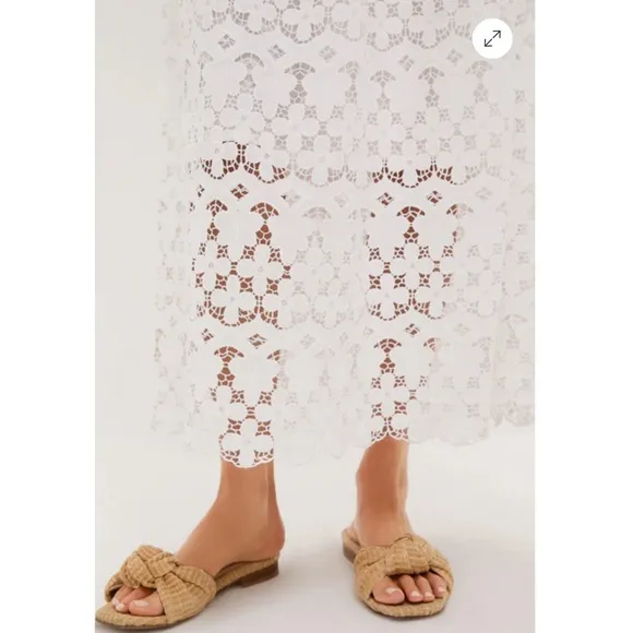 TUCKERNUCK White Lace Cassia Skirt Size XS