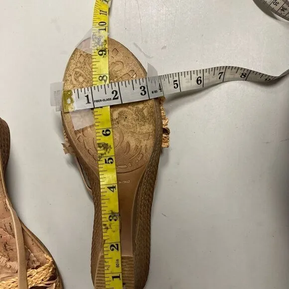 TUSCANY by Easy Street Women’s Tan Sandals Size 10M Made in Italy