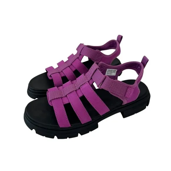 UGG Ashton Multistrap Big Girl SZ 6 EU 38 Sandals Pink Fuchsia Comfort Summer