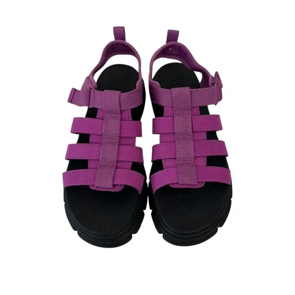 UGG Ashton Multistrap Big Girl SZ 6 EU 38 Sandals Pink Fuchsia Comfort Summer