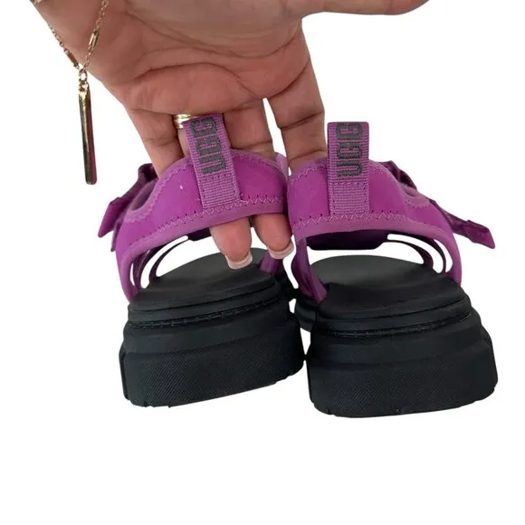 UGG Ashton Multistrap Big Girl SZ 6 EU 38 Sandals Pink Fuchsia Comfort Summer