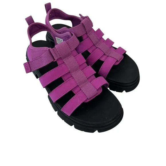 UGG Ashton Multistrap Big Girl SZ 6 EU 38 Sandals Pink Fuchsia Comfort Summer