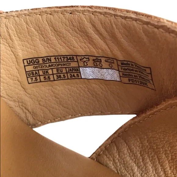 UGG Eugenia Leather Sandals