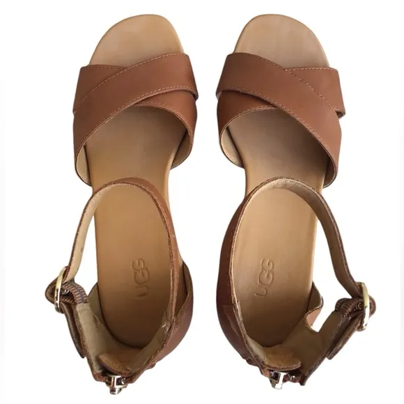 UGG Eugenia Leather Sandals