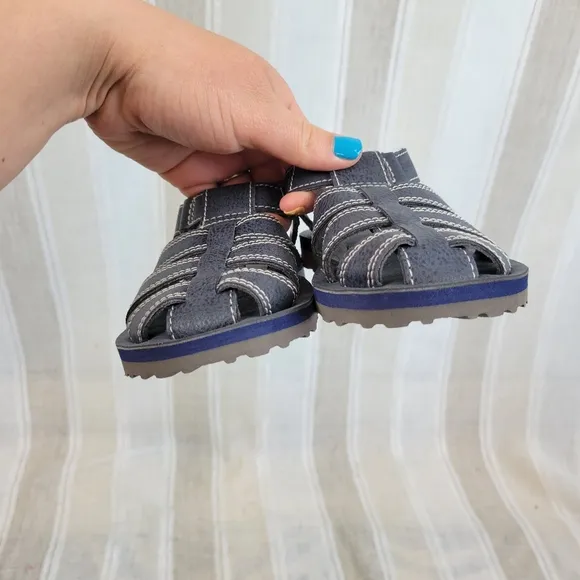 UGG Infant Josiah Sandals Navy Blue Size 8