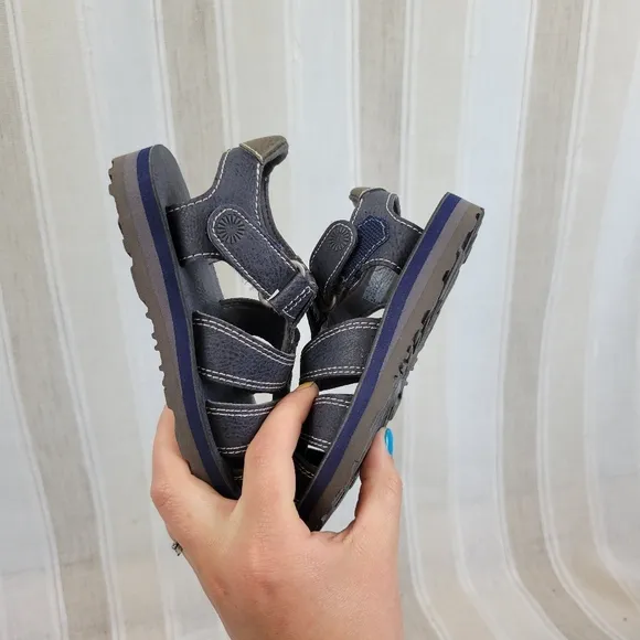UGG Infant Josiah Sandals Navy Blue Size 8