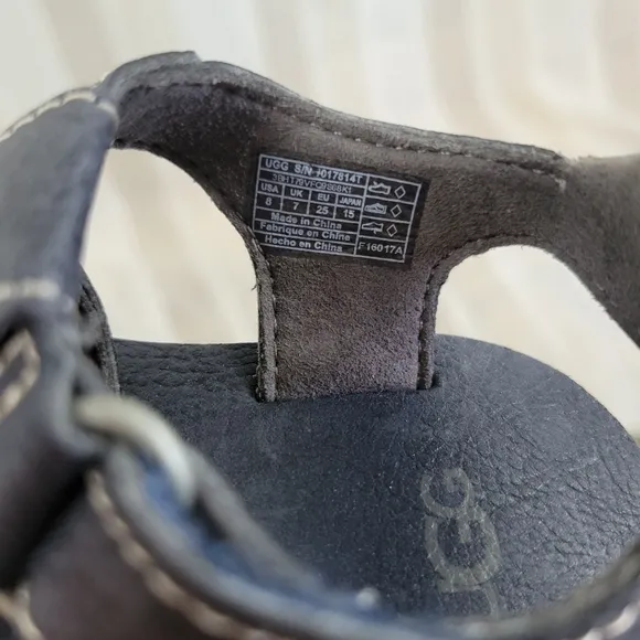 UGG Infant Josiah Sandals Navy Blue Size 8
