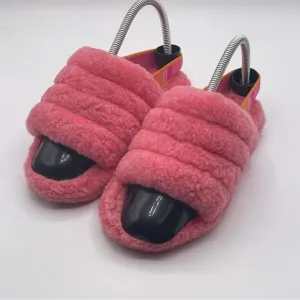 UGG Pink Sandals Plush Comfort