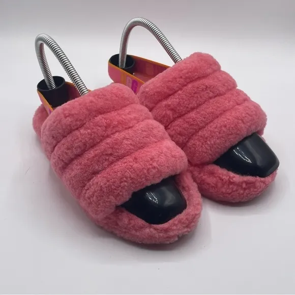 UGG Pink Sandals Plush Comfort