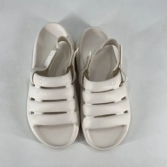 UGG Sandals Women's Size 10 Sport Yeah Sandal Bright White