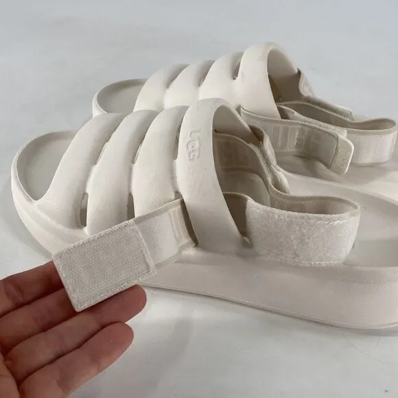 UGG Sandals Women's Size 10 Sport Yeah Sandal Bright White
