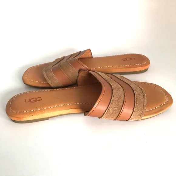 UGG Zimena Slip On Slide Sandals (8) NWOT