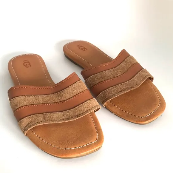 UGG Zimena Slip On Slide Sandals (8) NWOT